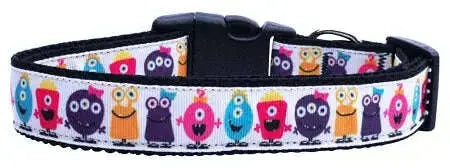 Monsters-Nylon-Ribbon-Dog-Collars-Medium-GreatEagleInc-318819793