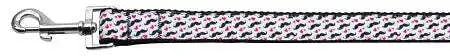 Moustache-Love-Nylon-Dog-Leash-3-8-Inch-Wide-6ft-Long-GreatEagleInc-318480934