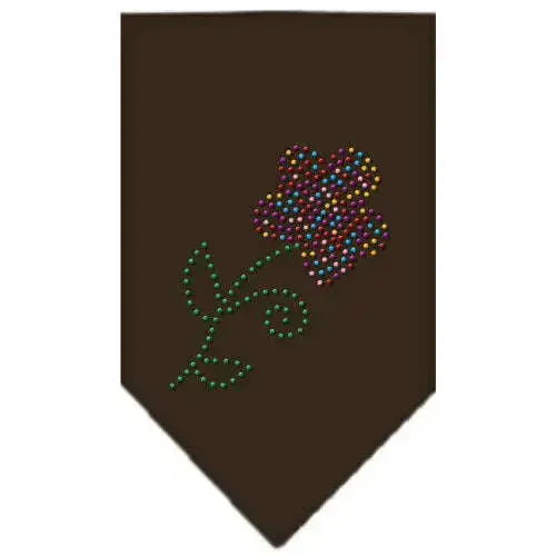 Multi-Flower-Rhinestone-Bandana-Cocoa-Large-GreatEagleInc-319290454
