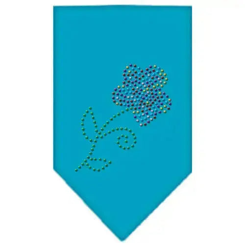 Multi-Flower-Rhinestone-Bandana-Turquoise-Large-GreatEagleInc-319289713