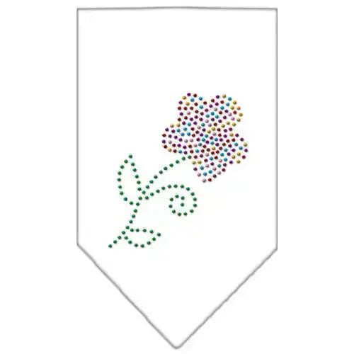 Multi-Flower-Rhinestone-Bandana-White-Large-GreatEagleInc-319289616