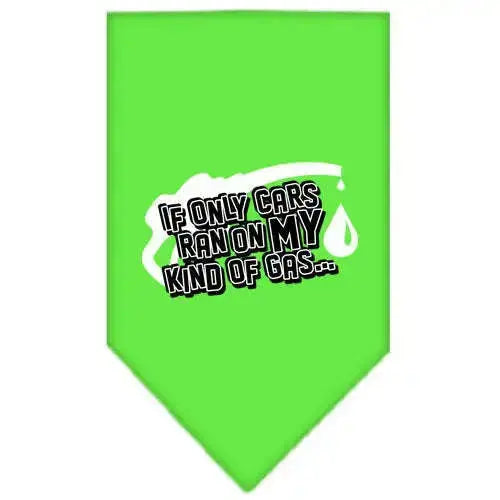 My-Kind-Of-Gas-Screen-Print-Bandana-Lime-Green-Large-GreatEagleInc-319157096