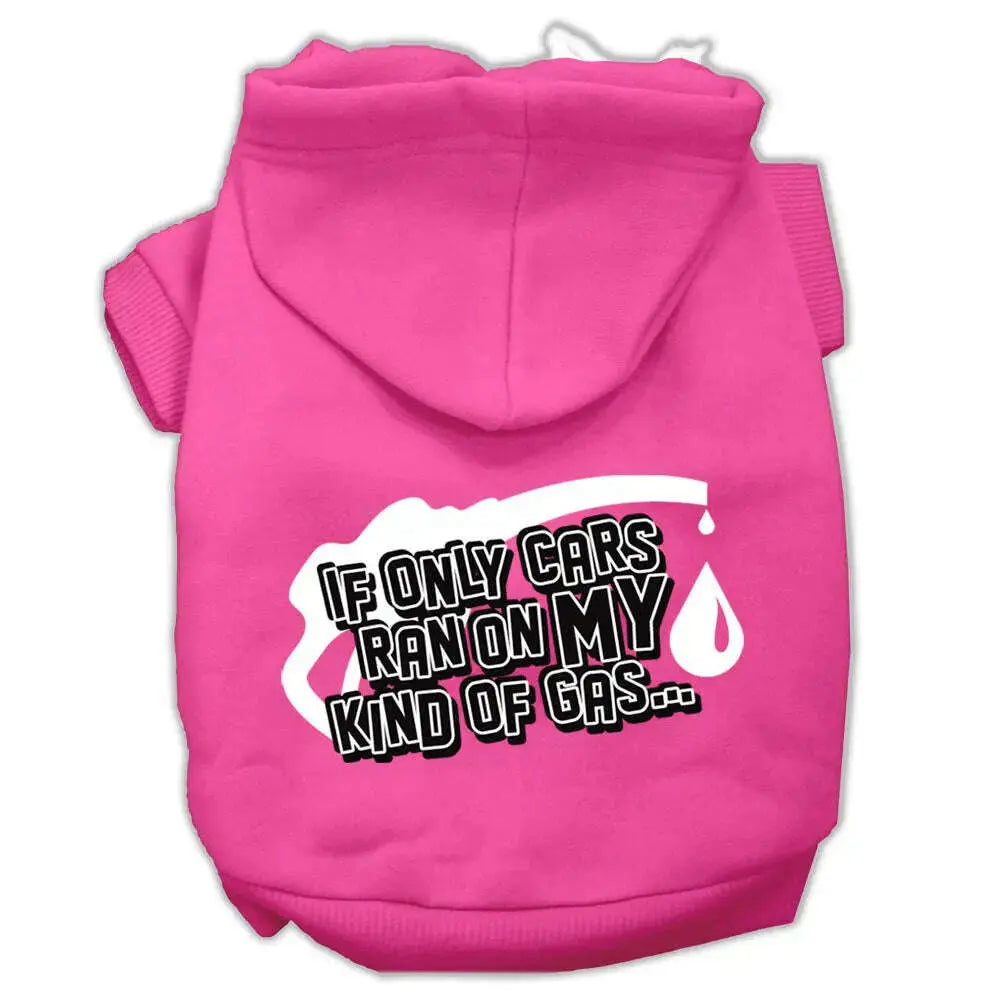 My-Kind-Of-Gas-Screen-Print-Pet-Hoodies-Bright-Pink-Size-Xl-GreatEagleInc-319930073