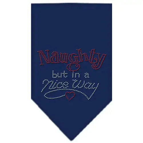 Naughty-But-In-A-Nice-Way-Rhinestone-Bandana-Navy-Blue-Small-GreatEagleInc-333913087