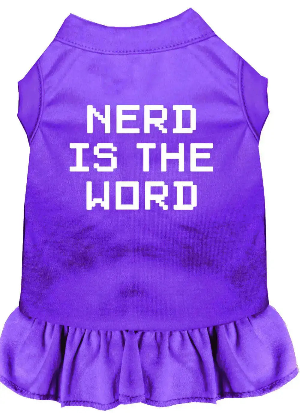 Nerd-Is-The-Word-Screen-Print-Dress-Purple-Xl-GreatEagleInc-320204085