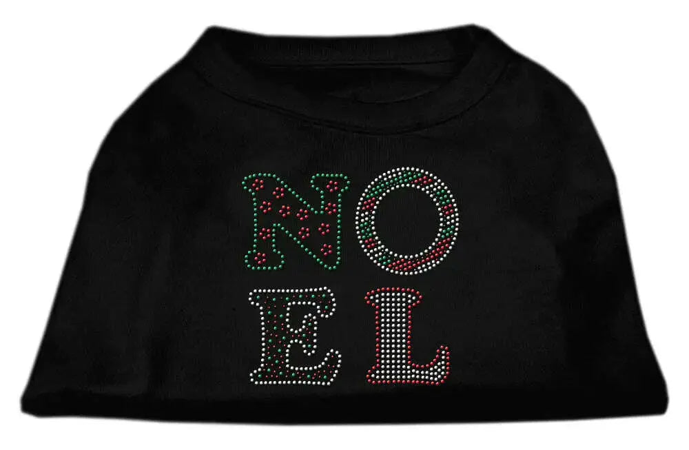 Noel-Rhinestone-Dog-Shirt-Black-Med-GreatEagleInc-318561475