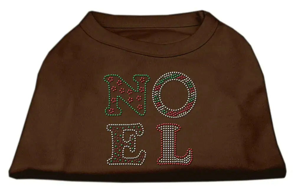 Noel-Rhinestone-Dog-Shirt-Brown-Xl-GreatEagleInc-320144333