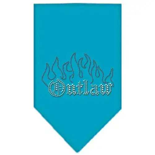 Outlaw-Rhinestone-Bandana-Turquoise-Small-GreatEagleInc-333911966