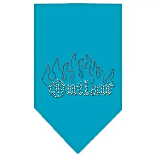 Outlaw-Rhinestone-Bandana-Turquoise-Small-GreatEagleInc-333911966