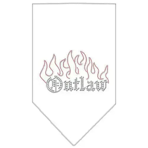 Outlaw-Rhinestone-Bandana-White-Large-GreatEagleInc-333912435