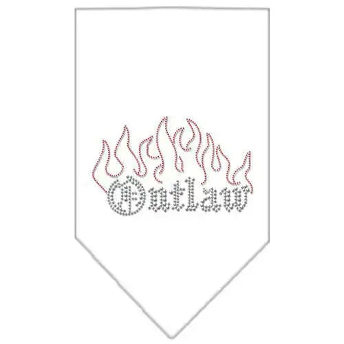 Outlaw-Rhinestone-Bandana-White-Large-GreatEagleInc-333912435