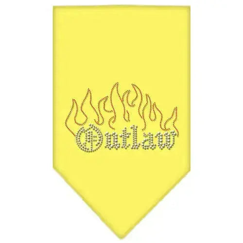 Outlaw-Rhinestone-Bandana-Yellow-Small-GreatEagleInc-318546685