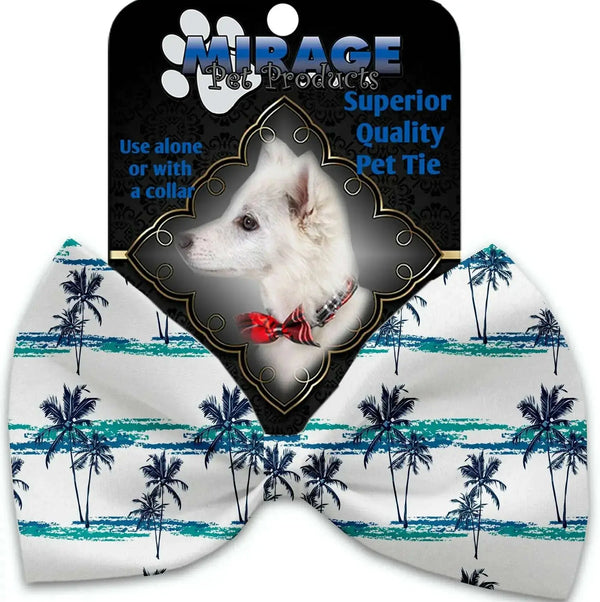 Palm-Tree-Paradise-Pet-Bow-Tie-Collar-Accessory-With-Velcro-GreatEagleInc-333870749