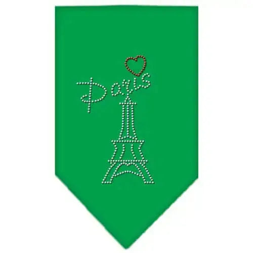 Paris-Rhinestone-Bandana-Emerald-Green-Small-GreatEagleInc-318546740