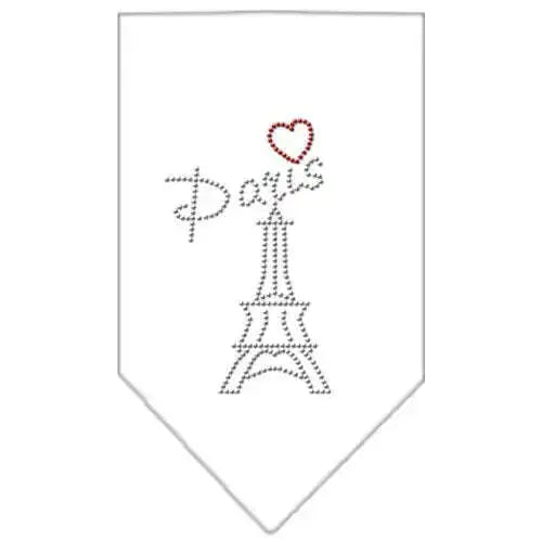 Paris-Rhinestone-Bandana-White-Large-GreatEagleInc-319130563