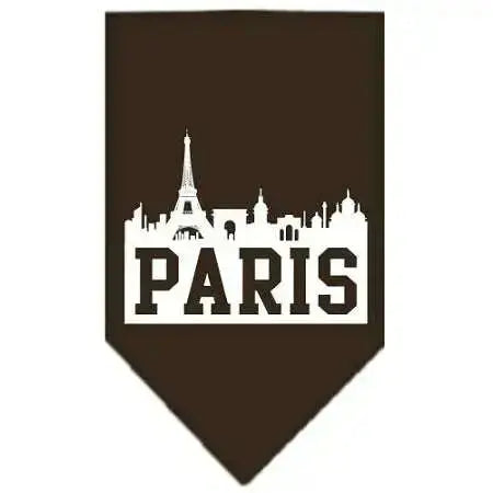Paris-Skyline-Screen-Print-Bandana-Cocoa-Large-GreatEagleInc-319141566