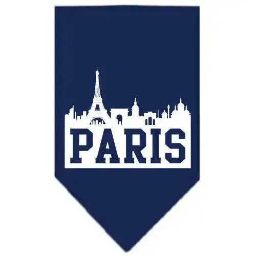 Paris-Skyline-Screen-Print-Bandana-Navy-Blue-Large-GreatEagleInc-319141041