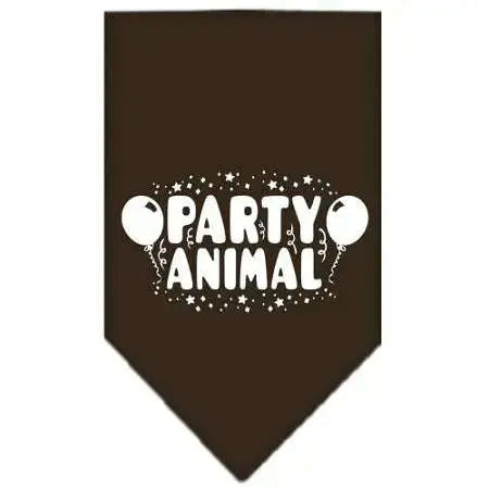 Party-Animal-Screen-Print-Bandana-Cocoa-Small-GreatEagleInc-319209716