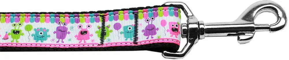Party-Monsters-Nylon-Dog-Leash-3-8-Inch-Wide-6ft-Long-GreatEagleInc-318771755