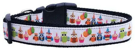Party-Owls-Nylon-Dog-Collar-Xs-GreatEagleInc-318519940