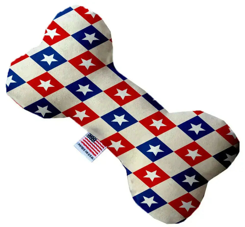 Patriotic-Checkered-Stars-6-Inch-Bone-Dog-Toy-GreatEagleInc-318888580