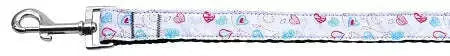 Patriotic-Crazy-Hearts-Nylon-Dog-Leash-3-8-Inch-Wide-6ft-Long-GreatEagleInc-318483771
