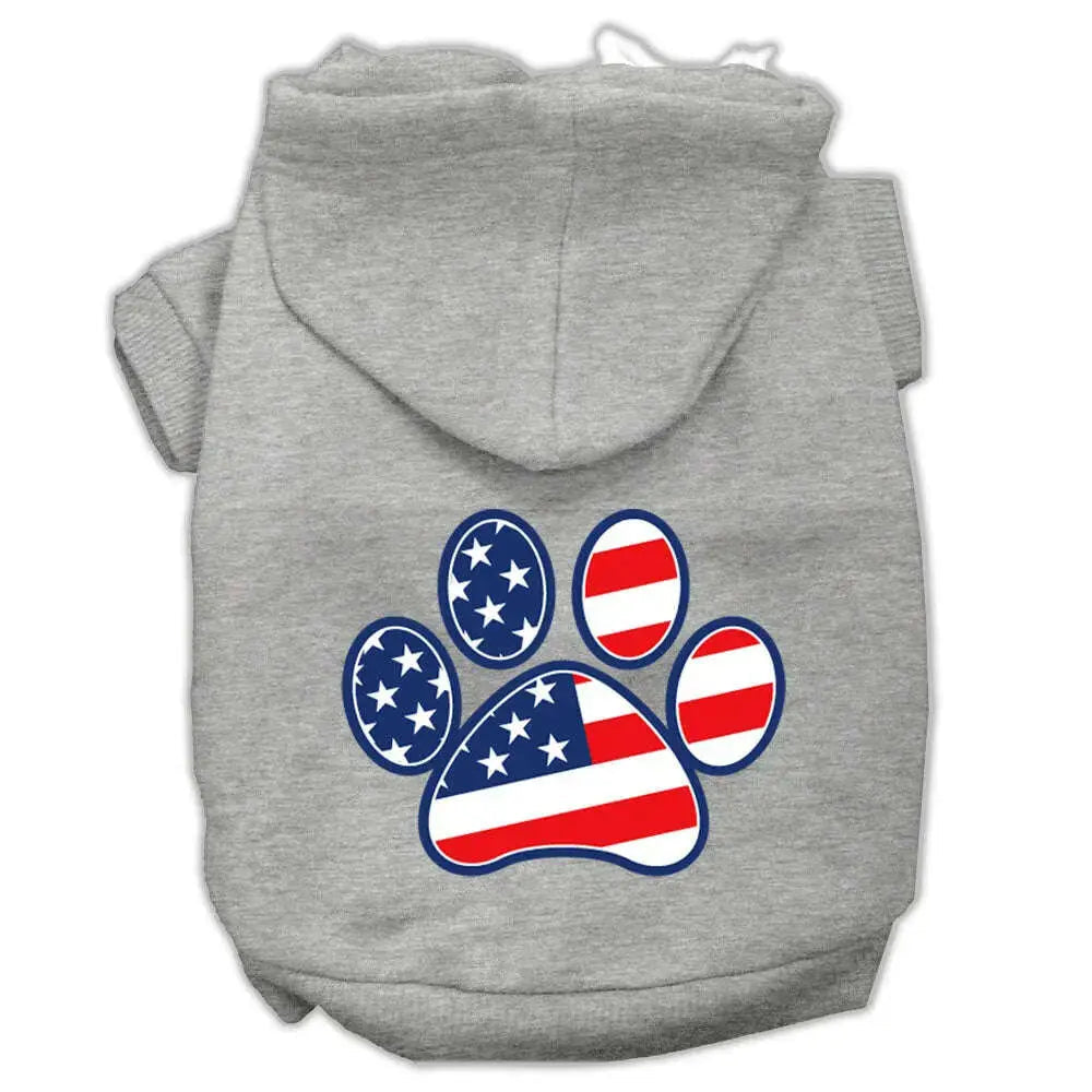 Patriotic-Paw-Screen-Print-Pet-Hoodies-Grey-Xl-GreatEagleInc-319427546