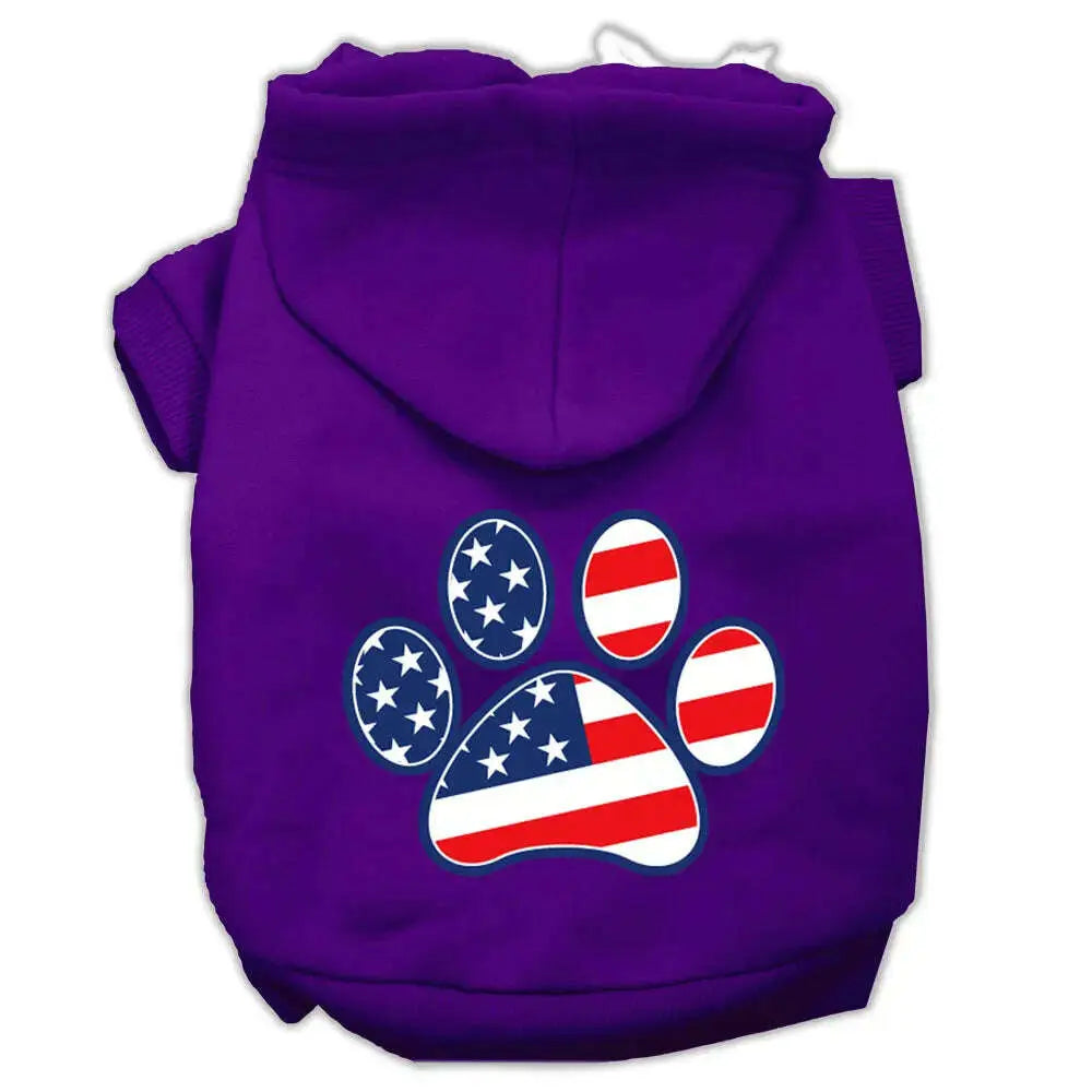 Patriotic-Paw-Screen-Print-Pet-Hoodies-Purple-Xs-GreatEagleInc-319426612