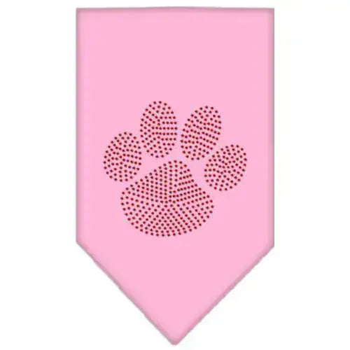 Paw-Red-Rhinestone-Bandana-Light-Pink-Large-GreatEagleInc-333883377