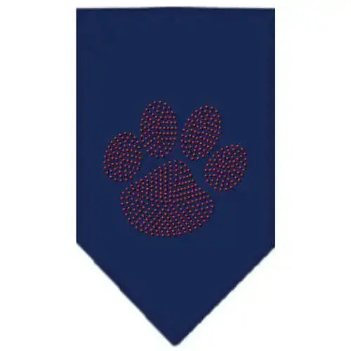 Paw-Red-Rhinestone-Bandana-Navy-Blue-Large-GreatEagleInc-318547283