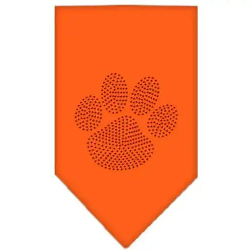 Paw-Red-Rhinestone-Bandana-Orange-Small-GreatEagleInc-333882958