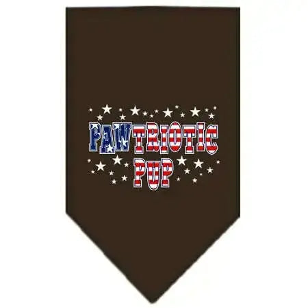 Pawtriotic-Pup-Screen-Print-Bandana-Cocoa-Large-GreatEagleInc-319092324