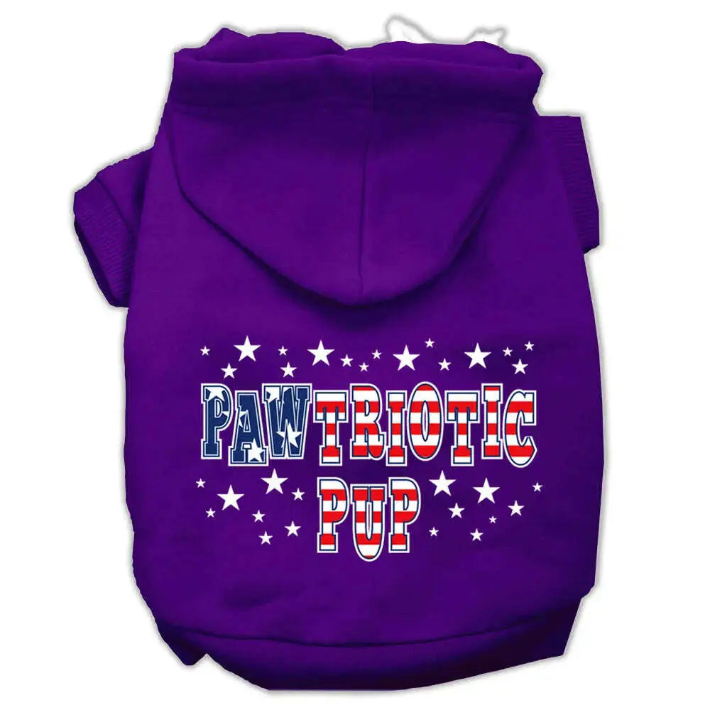 Pawtriotic-Pup-Screen-Print-Pet-Hoodies-Purple-Size-L-GreatEagleInc-333727675