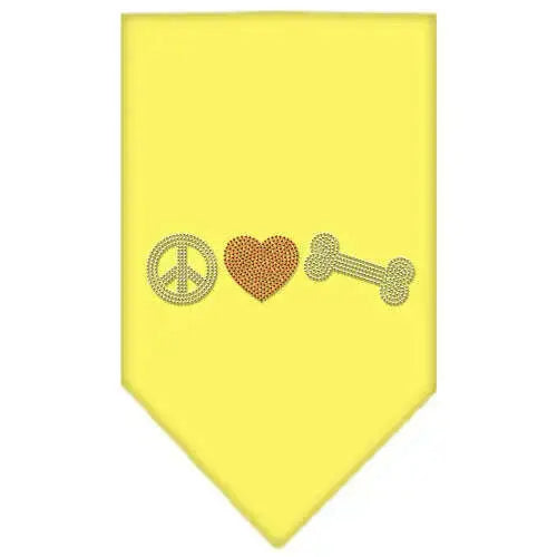 Peace-Love-Bone-Rhinestone-Bandana-Yellow-Large-GreatEagleInc-333941554