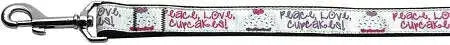 Peace-Love-Cupcakes-Nylon-Dog-Leash-5-8-Inch-Wide-6ft-Long-GreatEagleInc-318490718