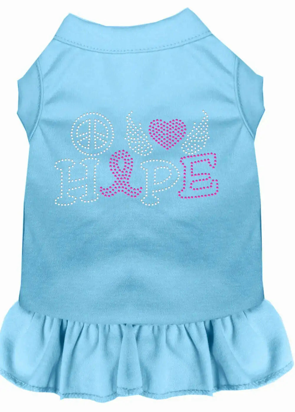 Peace-Love-Hope-Breast-Cancer-Rhinestone-Pet-Dress-Baby-Blue-Xxl-GreatEagleInc-319279827