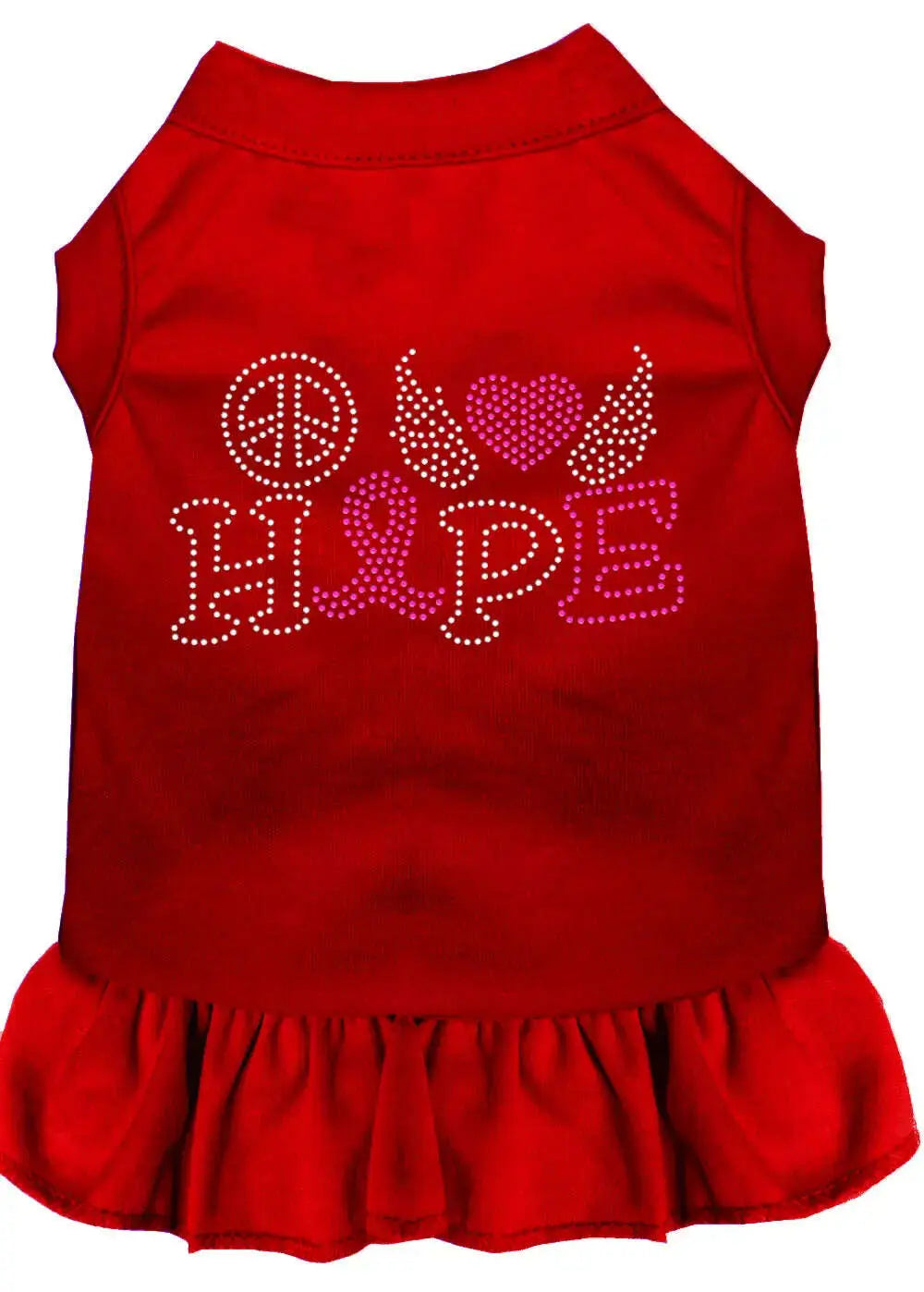Peace-Love-Hope-Breast-Cancer-Rhinestone-Pet-Dress-Red-Xs-GreatEagleInc-319280165