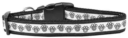 Peace-Paw-Nylon-Dog-Collar-Large-GreatEagleInc-320027639