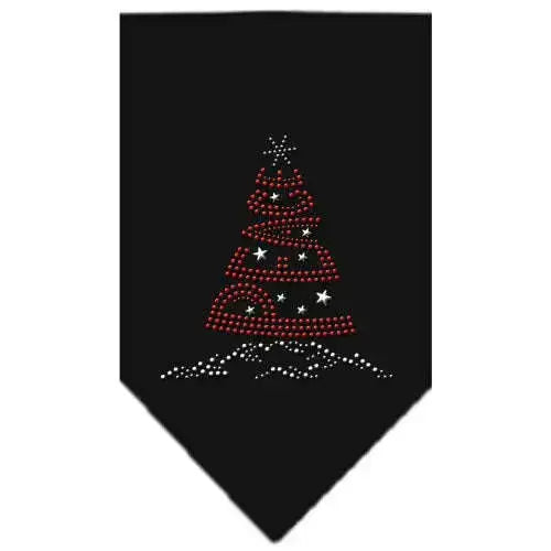 Peace-Tree-Rhinestone-Bandana-Black-Small-GreatEagleInc-318998318