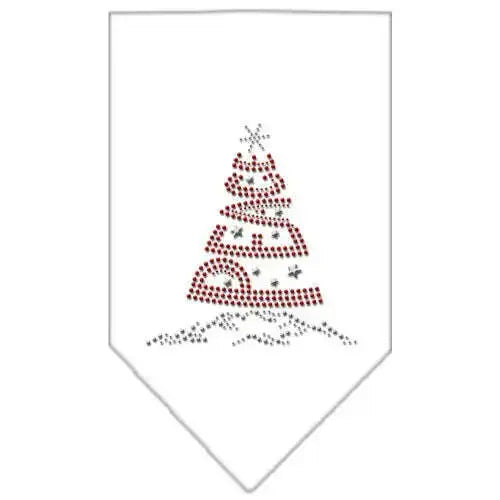 Peace-Tree-Rhinestone-Bandana-White-Small-GreatEagleInc-318999318