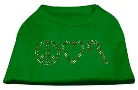 Peace_-Love_-And-Candy-Canes-Shirts-Emerald-Green-Xs-GreatEagleInc-319802068