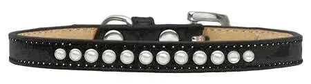 Pearl-Size-10-Black-Puppy-Ice-Cream-Collar-GreatEagleInc-318529010