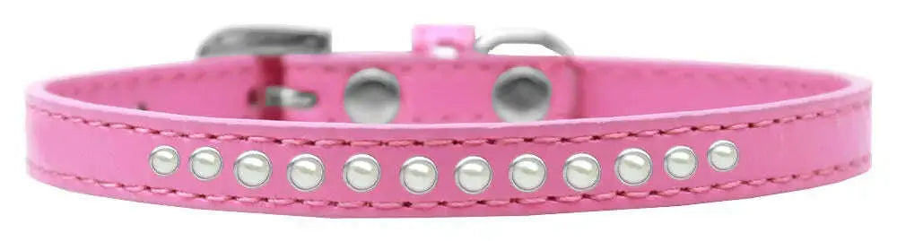 Pearl-Size-12-Bright-Pink-Puppy-Collar-GreatEagleInc-319638955