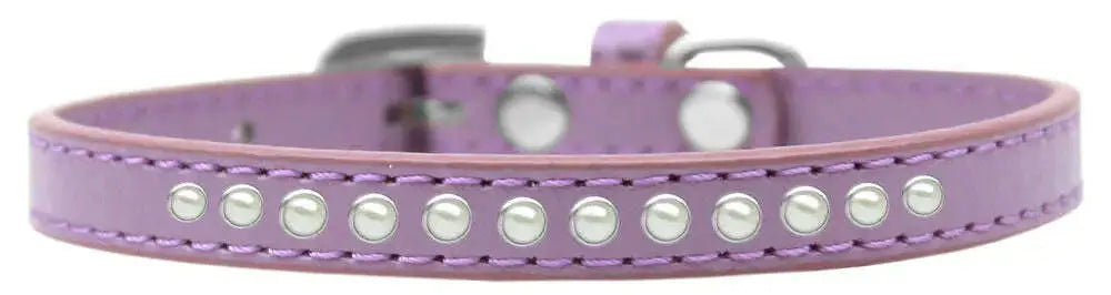 Pearl-Size-8-Lavender-Puppy-Collar-GreatEagleInc-319637744