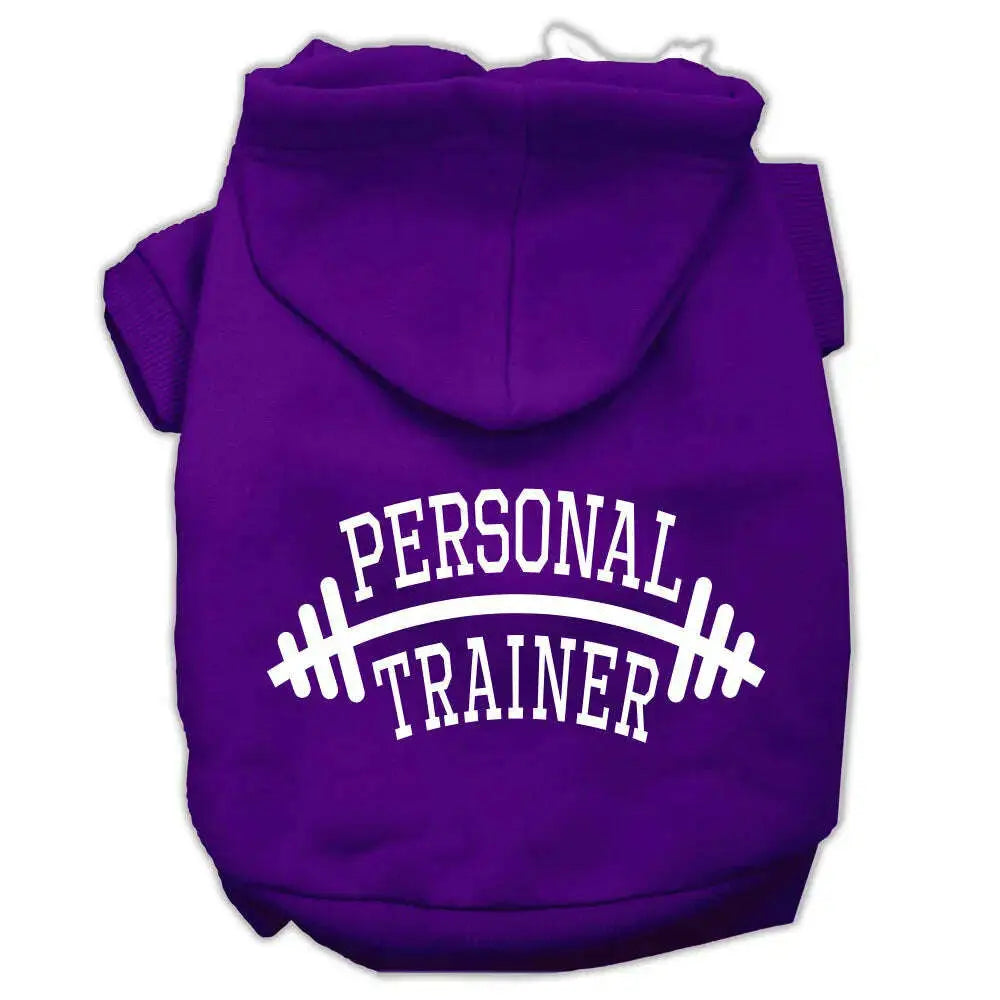 Personal-Trainer-Screen-Print-Pet-Hoodies-Purple-Size-Xxxl-GreatEagleInc-333944420