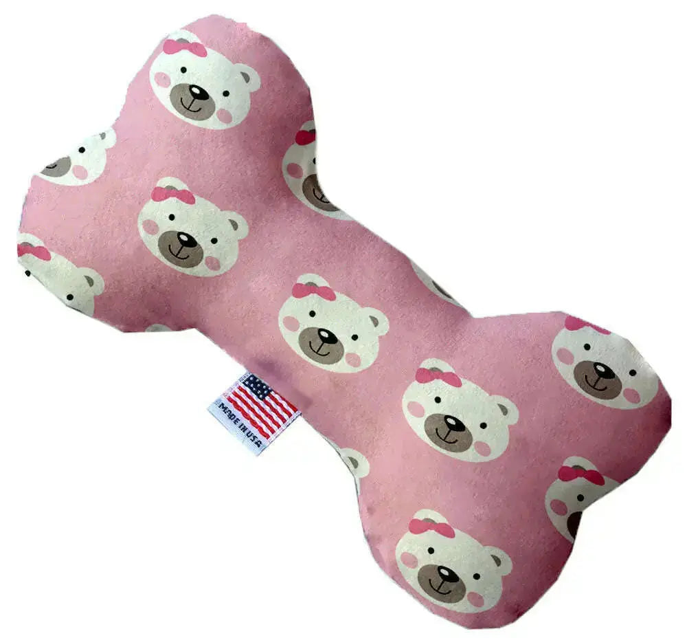 Pink-Bears-And-Bows-8-Inch-Bone-Dog-Toy-GreatEagleInc-318891544