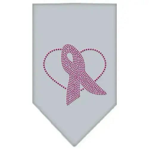 Pink-Ribbon-Rhinestone-Bandana-Grey-Large-GreatEagleInc-333881033