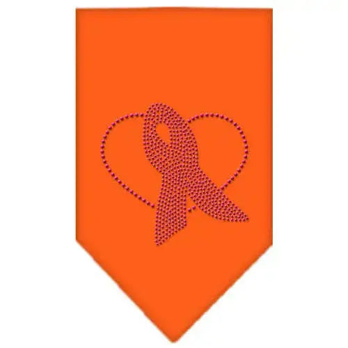 Pink-Ribbon-Rhinestone-Bandana-Orange-Large-GreatEagleInc-333880830