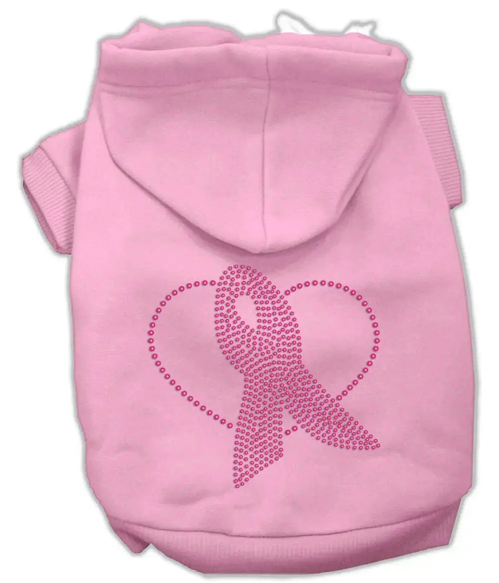 Pink-Ribbon-Rhinestone-Hoodies-Pink-Xs-GreatEagleInc-333643677