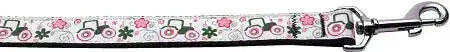 Pink-Tractors-Nylon-Dog-Leash-3-8-Inch-Wide-4ft-Long-GreatEagleInc-318493590
